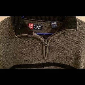 Chaps sweater with zipper collar.  SIze XXL
